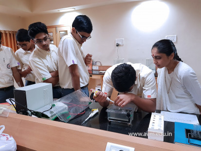 Std 11-12 Biology students' visit to Research Centres (74)