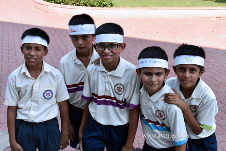 Juniors on Swachh AVM Mission on Gandhi Jayanti (1)