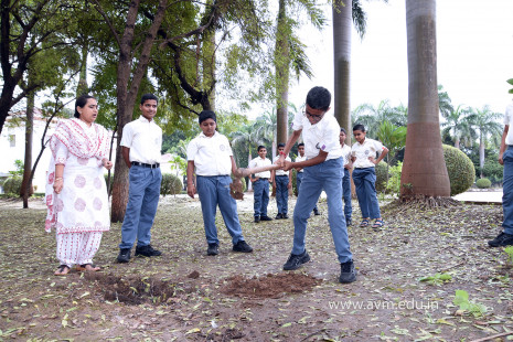 (CBSE SEWA) Tree Plantation in Celebration of Gandhi Jayanti by Class 5 (9)