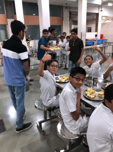 (CBSE SEWA) Std 10 Students Volunteer in Dinner Preparation & Serving (30)