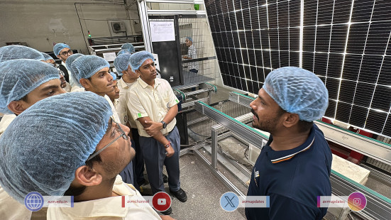 41 - Std 11-12 Industrial Visit to Navitas Solar & Renon India (Surat)