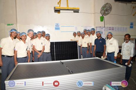 13 - Std 11-12 Industrial Visit to Navitas Solar & Renon India (Surat)