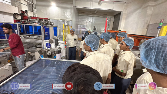 43 - Std 11-12 Industrial Visit to Navitas Solar & Renon India (Surat)