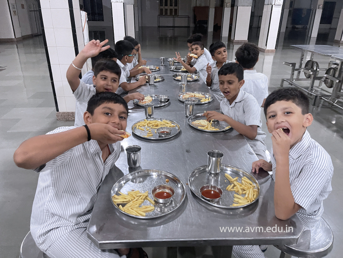 Std 1 to 3 having fun