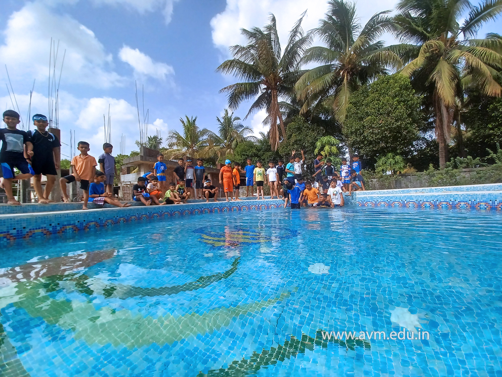 Std 1 & 2 Chill out at Swimming Pool Atmiya Vidya Mandir